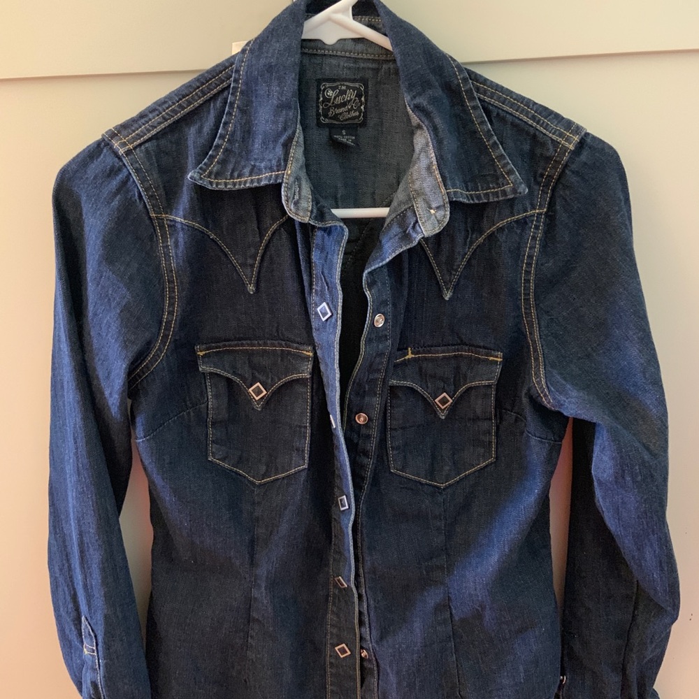 Lucky Brand Denim Western Shirt